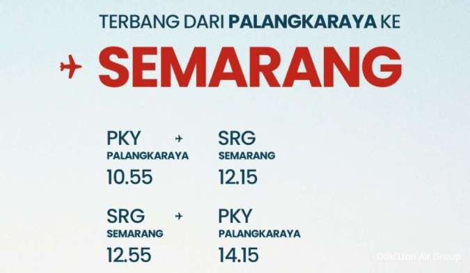 Lion Air Buka Rute Baru Palangkaraya Ke Semarang Kedainews